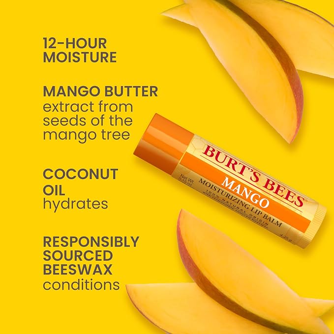 Burt's Bees 100% Natural Moisturizing Lip Balm - Image 2