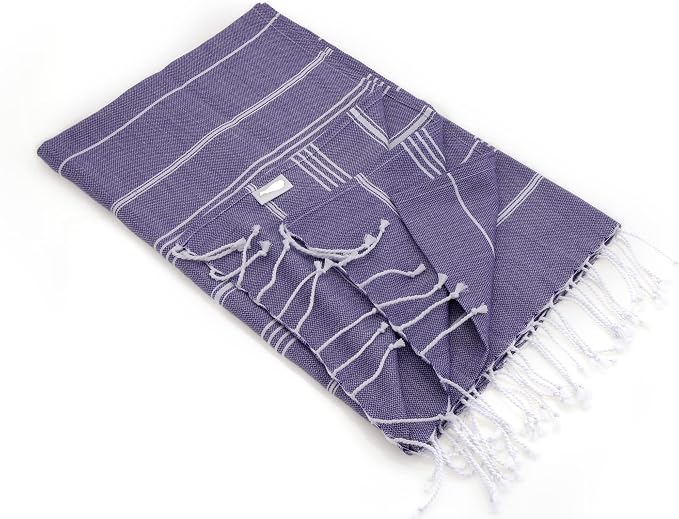 Turkish Beach Towel | 100% Cotton, 38 x 70 Inches | Quick Dry, Sand Free - Image 3