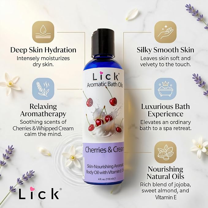 Lick Cherries and Whipped Cream Aromatic Bath Oil - Image 2