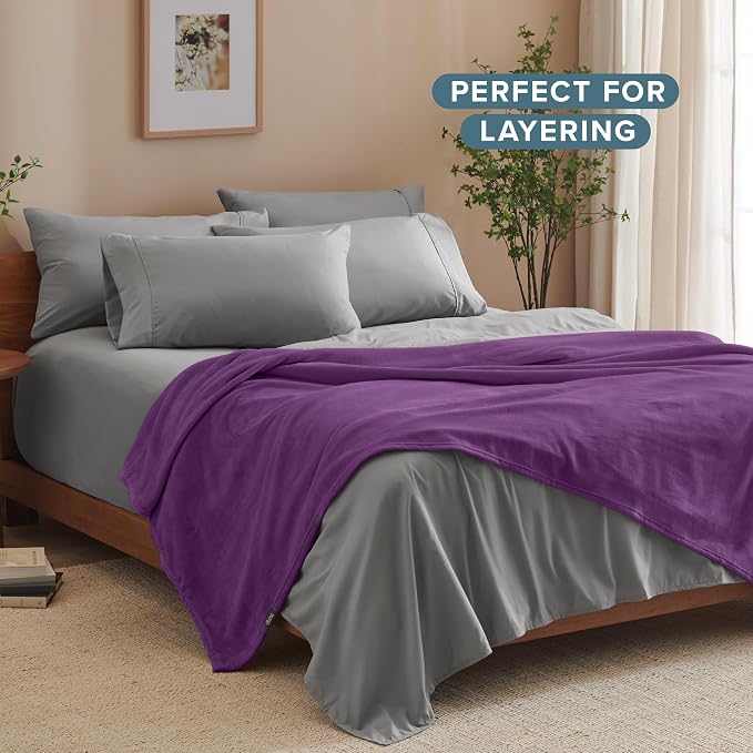 Bare Home Fleece Blanket - Image 8
