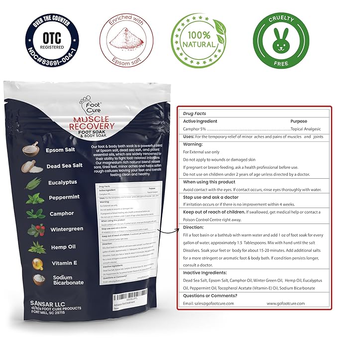 FOOT CURE Muscle Care Foot Soak - Image 2