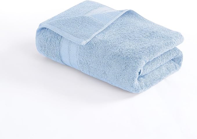 Modern Threads 4-Pack SpunLoft Bath Sheet Blue 35x66 - Image 5
