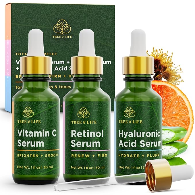 Tree of Life Face Serum Set by TreeofLifeBeauty
