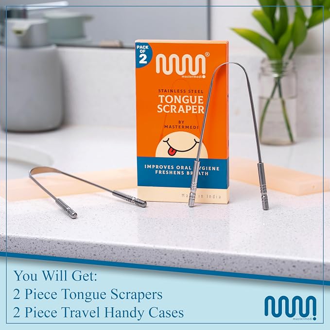 MasterMedi Tongue Scraper for Adults - Image 4