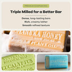 Australian Botanical Soap Variety Pack, 6.6 oz Bars – Goat Milk, Eucalyptus - Image 4