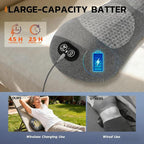 3-in-1 Electric Back Massager Pillow, Rechargeable Lumbar Support Cushion - Image 4