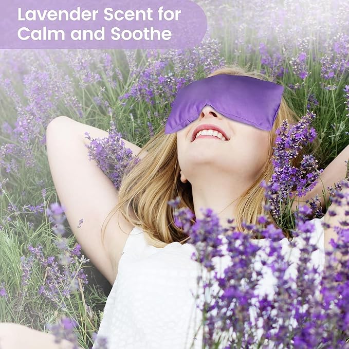 SuzziPad Lavender Eye Pillows for Relaxation - Image 4