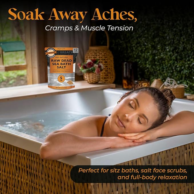 Aromasong Raw Dead Sea Bath Salt - Image 5