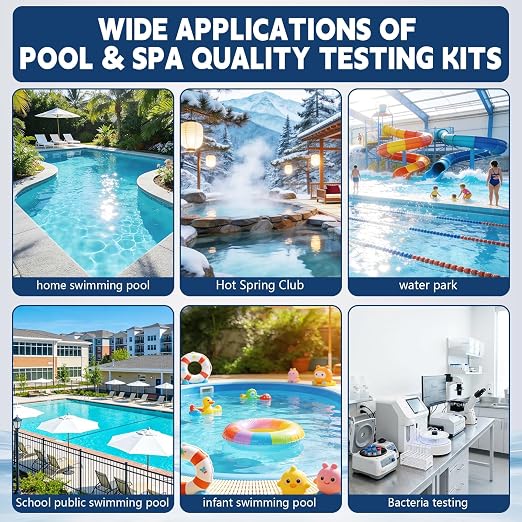 8-in-1 Pool Test Strips, 151 Strips Spa and Hot Tub Water Testing Kit, Pool - Image 5
