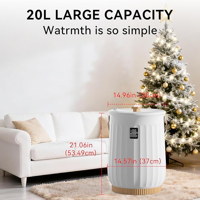 Large Towel Warmer for Bathroom, Luxury Heated Towel Warmer Bucket for SPA - Image 2