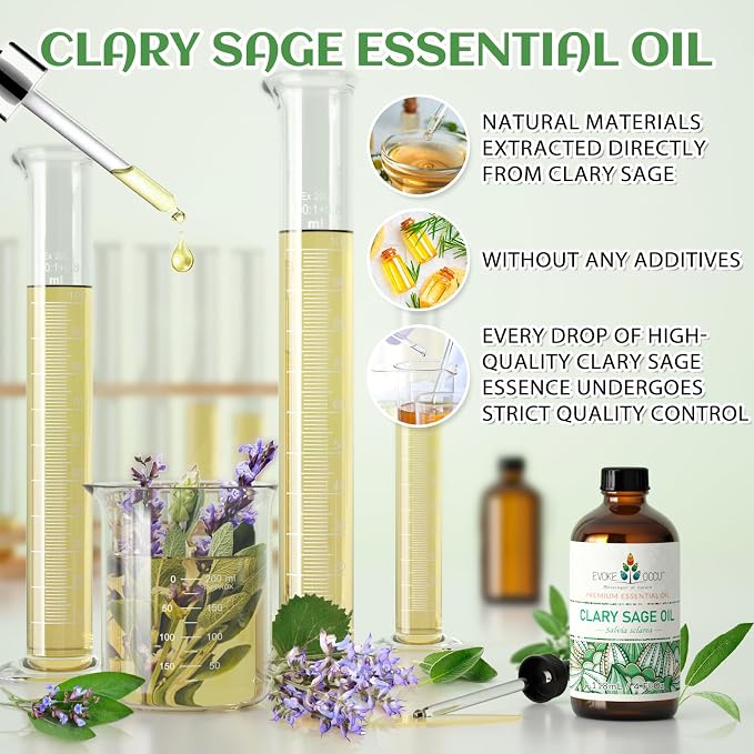 EVOKE OCCU Clary Sage Oil Essential Oil - Image 3