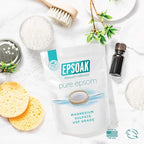 Epsoak Epsom Salt 2 lb. Magnesium Sulfate USP. Resealable Epsom Salt Bag - Image 3