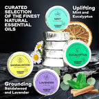 Aromatherapy Shower Steamers Gift Set – Mint, Eucalyptus, Sandalwood, Lavender - Image 2