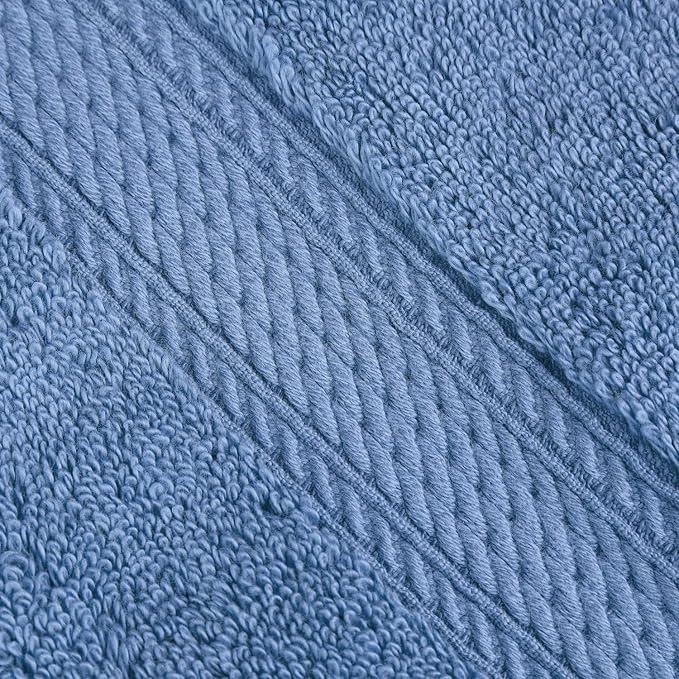 SUPERIOR Egyptian Cotton Pile 8 Piece Towel Set, Includes 2 Bath, 2 Hand - Image 5
