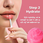 Watermelon Lip Scrub and Lip Sleeping Mask Duo to Exfoliate and Nourish Dry - Image 5