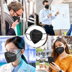 BLScode KN95 Face Mask 60 Pack, Individually Wrapped 5-Layer face Masks - Image 9