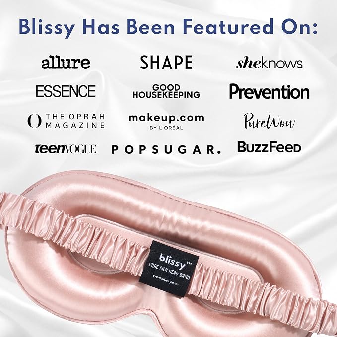 Blissy Silk Sleep Mask Profile - Image 8
