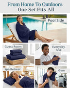 Casa Platino Luxury Cotton Bath Towel Set - Image 6