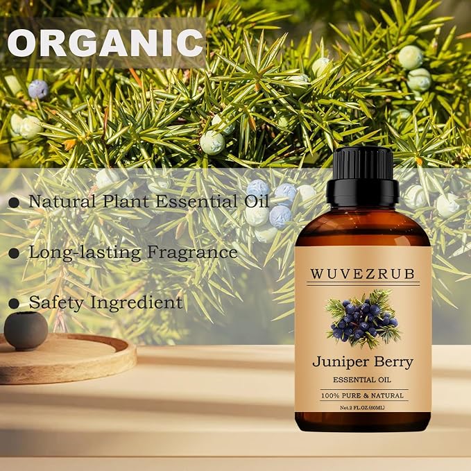 Juniper Berry Essential Oils, 60ML Pure and Natural Essential Oil - Image 4