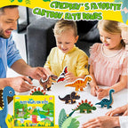 Easter Bath Bombs for Kids, Dinosaur Bath Bomb Gifts for Boys & Girls, 6 Pack - Image 5