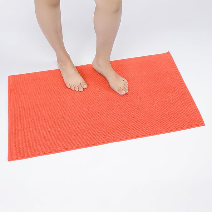 Cotton Paradise 100% Cotton Non Slip Bath Mats by UNITEDHOMETEXTILE