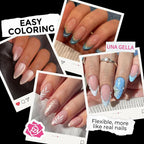 UNA GELLA Almond Nail Tips 216pcs Medium Almond Press on Nails Pre-shape Gel - Image 5