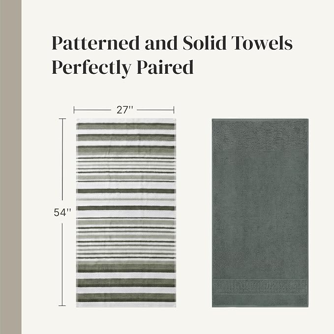 Modern Threads Pax 6-Piece Reversible Yarn Dyed Jacquard Towel Set - Image 6