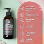 Arnica Sore Muscle Massage Oil for Massage Therapy - Image 6