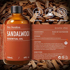 SU JUABA Sandalwood Oil 4 Fl Oz, 100% Natural Aromatherapy Oil - Image 6