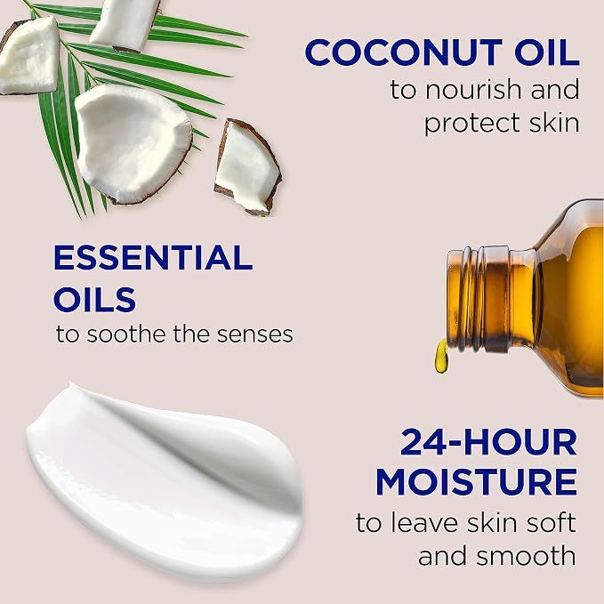 Dr Teal's 24 Hour Moisture+ Body Lotion, Coconut Oil & Essential Oils, 18 fl oz - Image 2