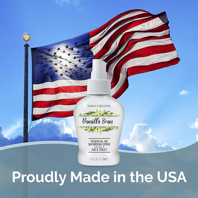 SMELLS BEGONE 4 oz Essential Oil Bathroom Spray - Image 4