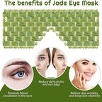 Jade Eye Mask and Jade Roller Set, Jade Stone Face Mask and Facial Rollers - Image 6