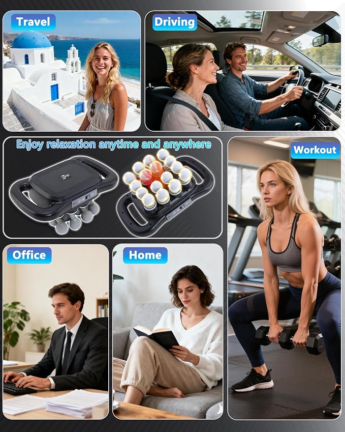 UFFAE 16-Head Massage Gun, Deep Tissue Percussion Massager - Image 8
