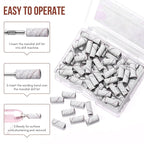 Makartt Sanding Bands for Nail Drill:50 Pcs Small Nail Sanding Files - Image 6