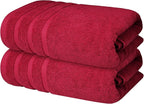 Infinitee Xclusives 100% Cotton Luxury Bath Towels Set of 2 by InfiniteeXclusives