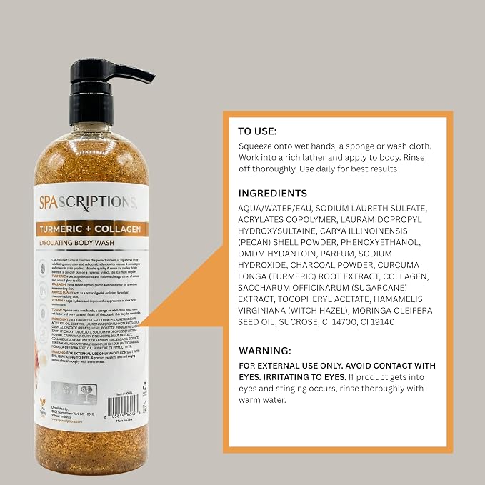 SpaScriptions Turmeric & Collagen Body Wash - Image 7