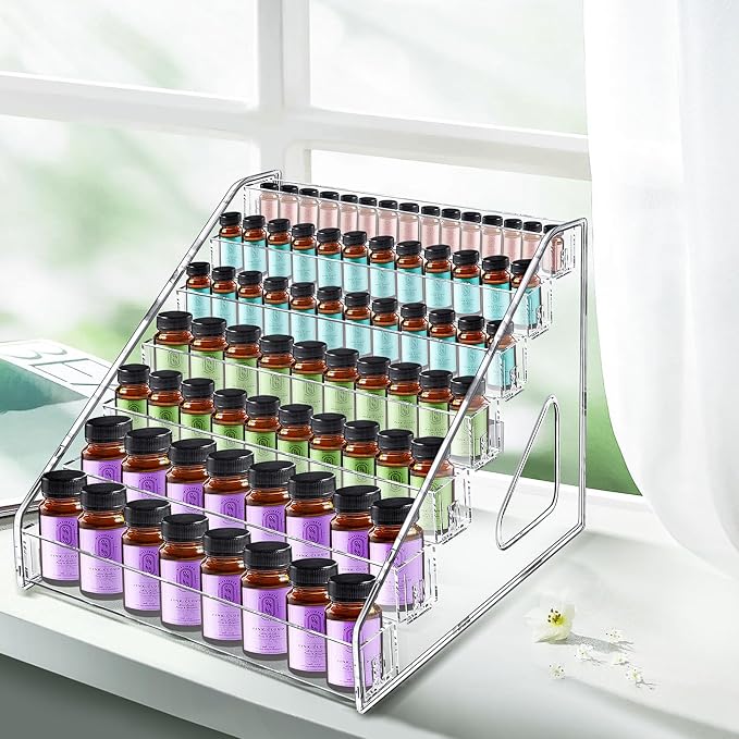 Vowcarol Essential Oil Organizer 7 Tier, Essential Oil Storage Shelf, Essential - Image 6