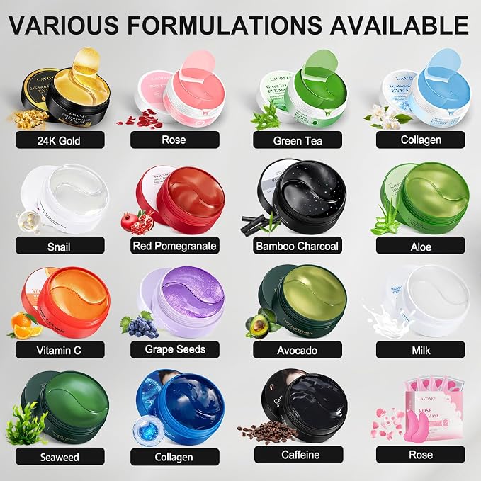 Eye Mask - 30 Pairs Bamboo Charcoal Under Eye Patches Skin Care Products - Eye - Image 9