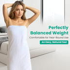 Bath Towels 4 Pack, Large 30 x 60 Inches, 100% Cotton Towels, Comfortable - Image 6