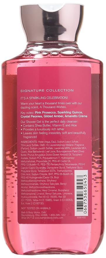 Bath & Body Works, Signature Collection Shower Gel, A Thousand Wishes, 10 Ounce - Image 2