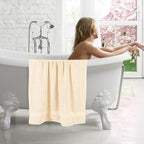 GLAMBURG 700 GSM Premium Cotton 2-Pack Oversized Extra Large Bath Sheet Set - Image 4