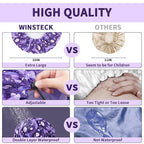 1 PCS Shower Cap, Double Layer & Adjustable Bathing Cap - Image 5