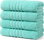 Aibaser Towels - Premium 100% Cotton Bath Towels Set, Lightweight and High by Aibaser