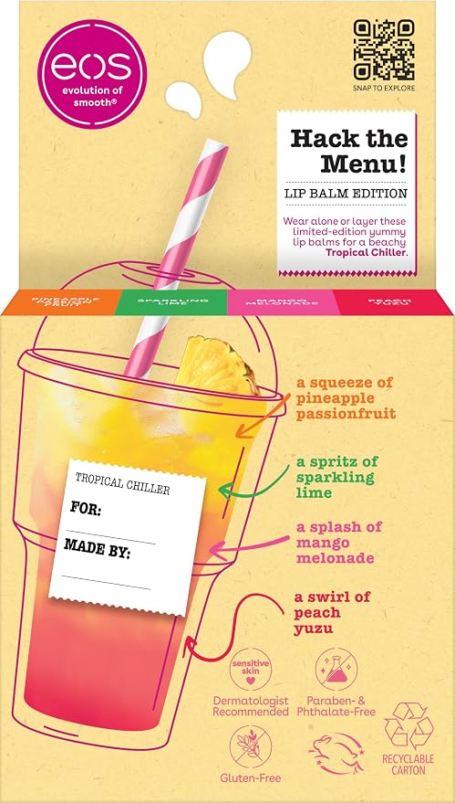 eos Flavor Lab Secret Menu Lip Balm Gift Set - Image 8