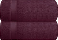 Belizzi Home Cotton 2 Pack Oversized Bath Sheet 35x70, Large Bath Sheet by Unknown