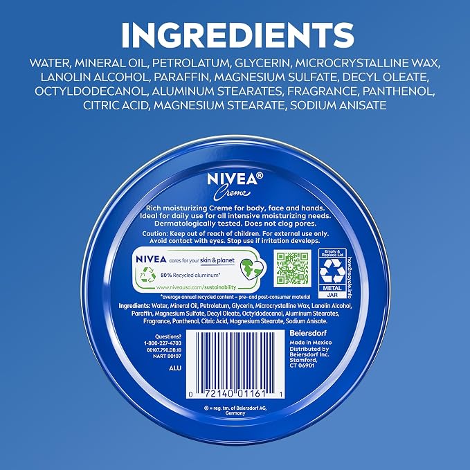 NIVEA Creme Body, Face and Hand Moisturizing Cream - Image 11