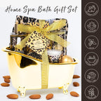 Spa Kit Gifts Basket for Women, Honey & Almond Bath & Body Gift Basket - Image 6