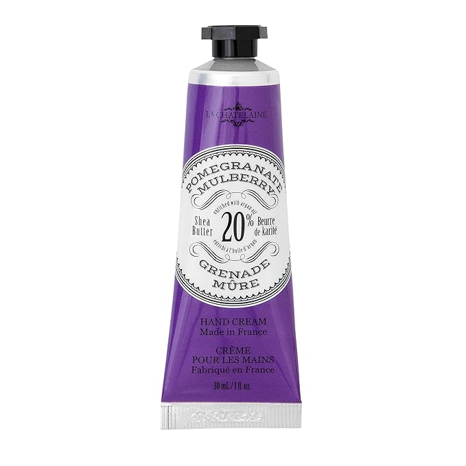 La Chatelaine 20% Shea Butter Hand Cream Travel Size, Organic Argan Oil by LaChatelaine