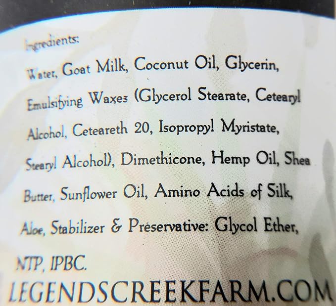 Legend's Creek Farm Goat Milk Lotion - Image 6