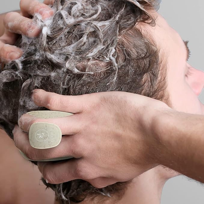 Ecoed 2 PC Scalp Massager Shampoo Brush, Scalp Scrubber & Exfoliator - Image 4